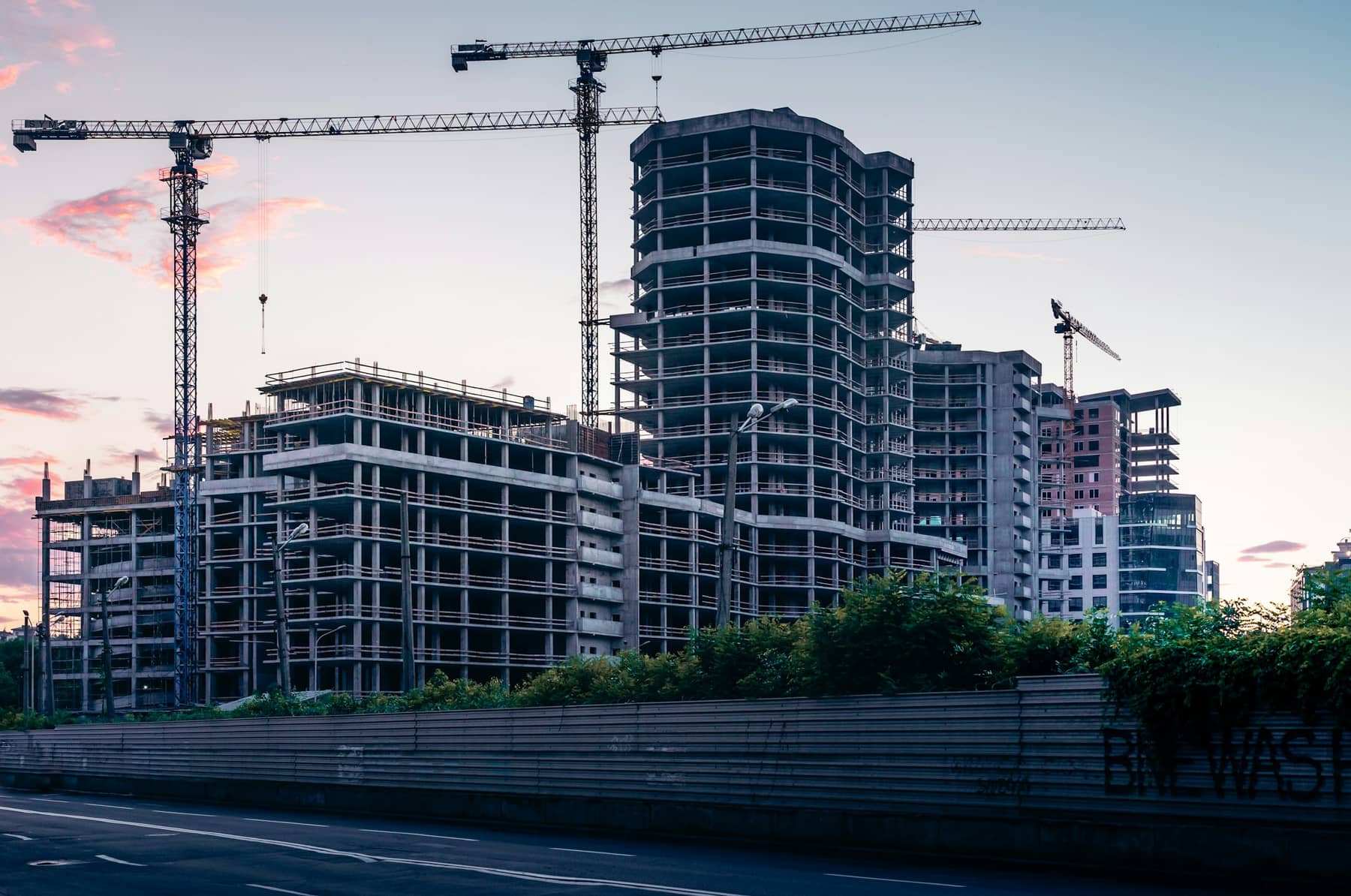 Modern residential development in Prague