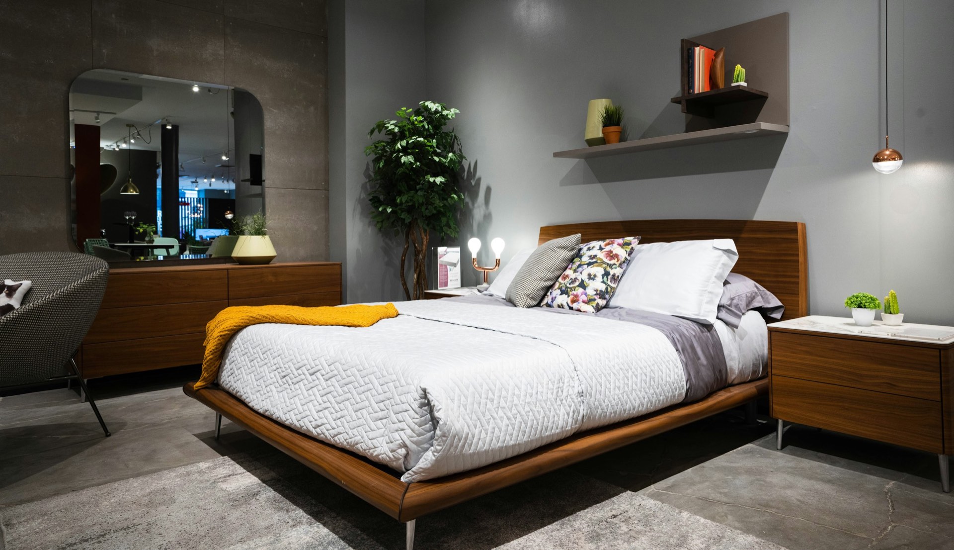 Modern furnished apartment interior