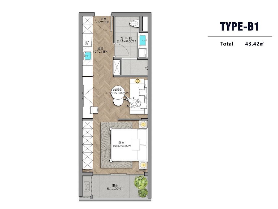 AYANA Heights Bang Tao: floor plan