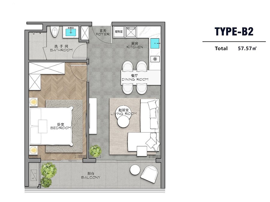 AYANA Heights Bang Tao: floor plan