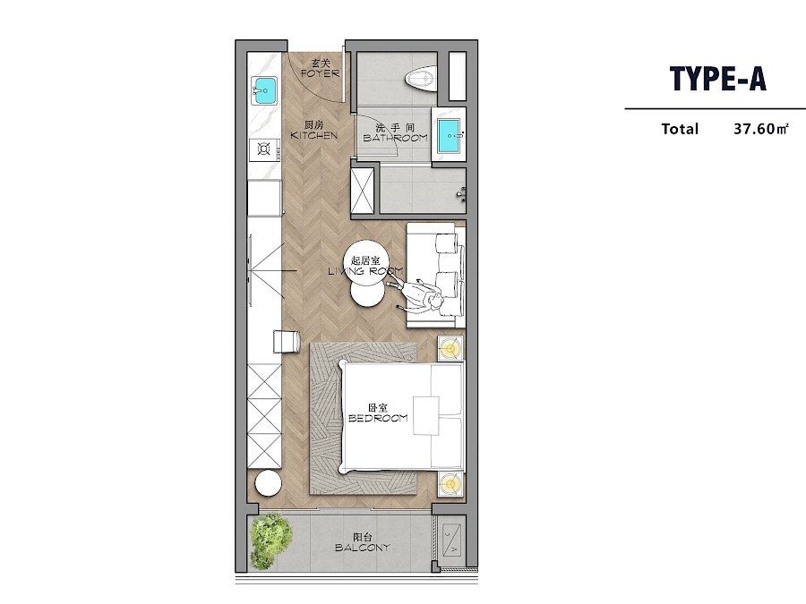 AYANA Heights Bang Tao: floor plan