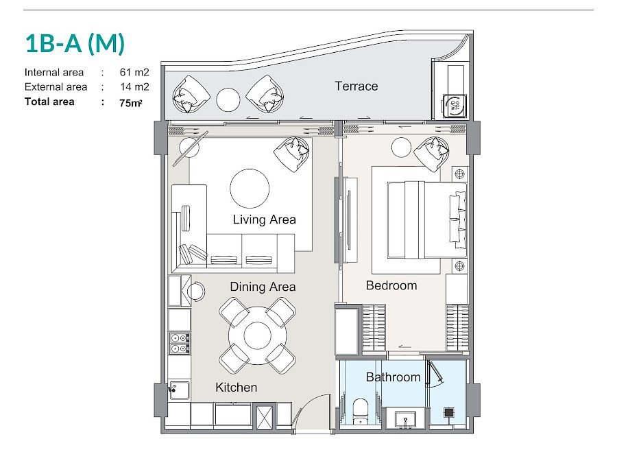 Bellaguna Lake Residences Lotus Laguna: floor plan