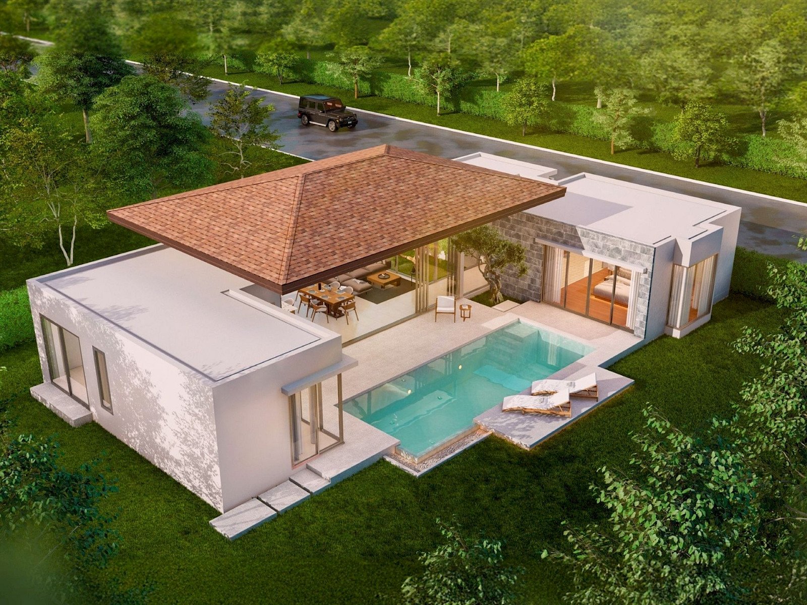Botanica Pru Jampa Thalang: exterior and facilities