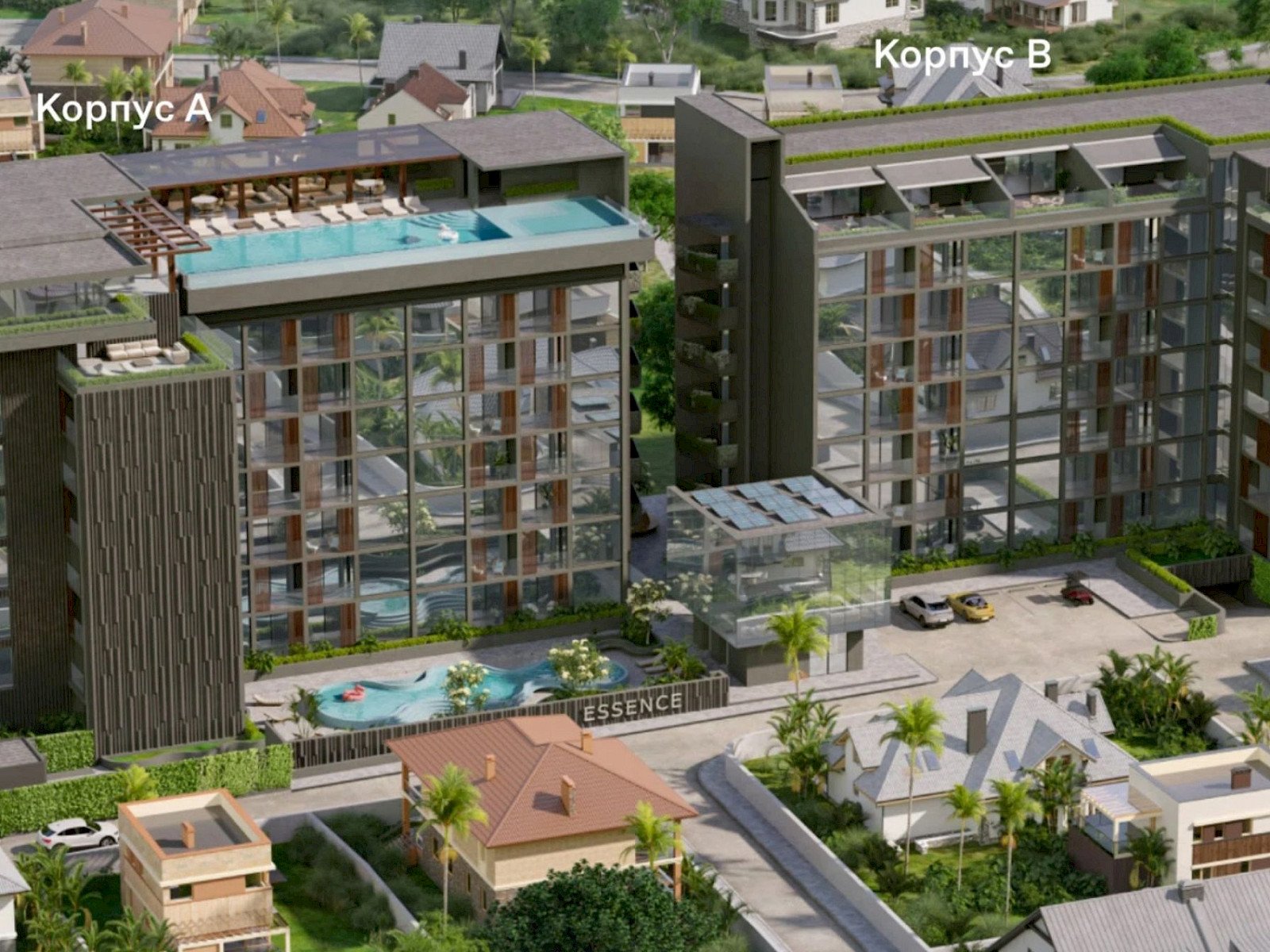 Essense Rawai: exterior and facilities