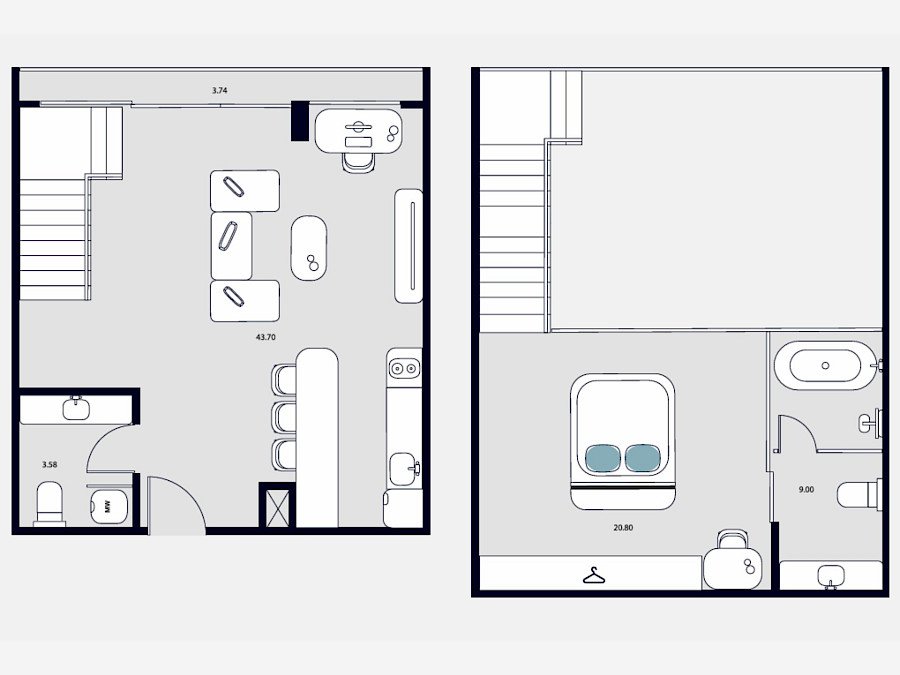 Essense Rawai: floor plan