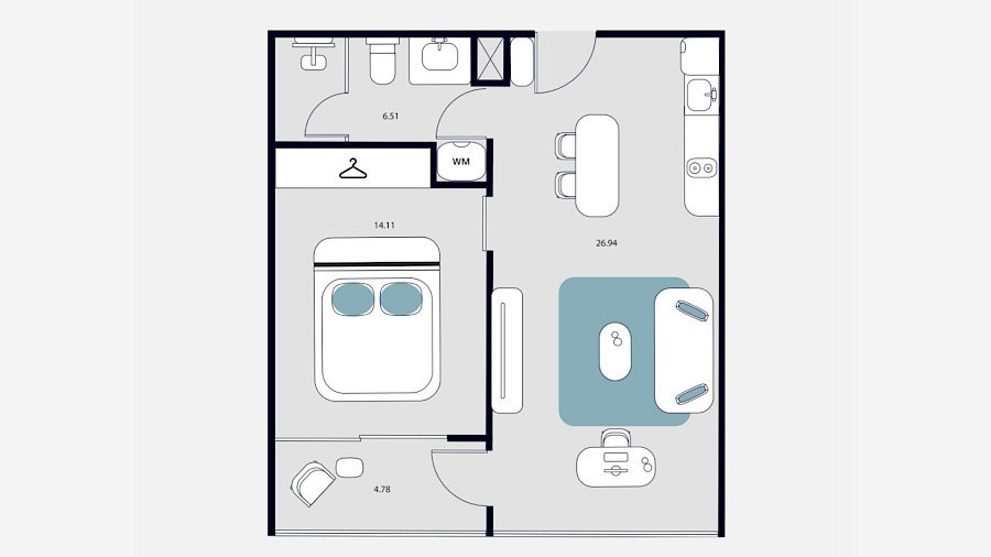 Essense Rawai: floor plan