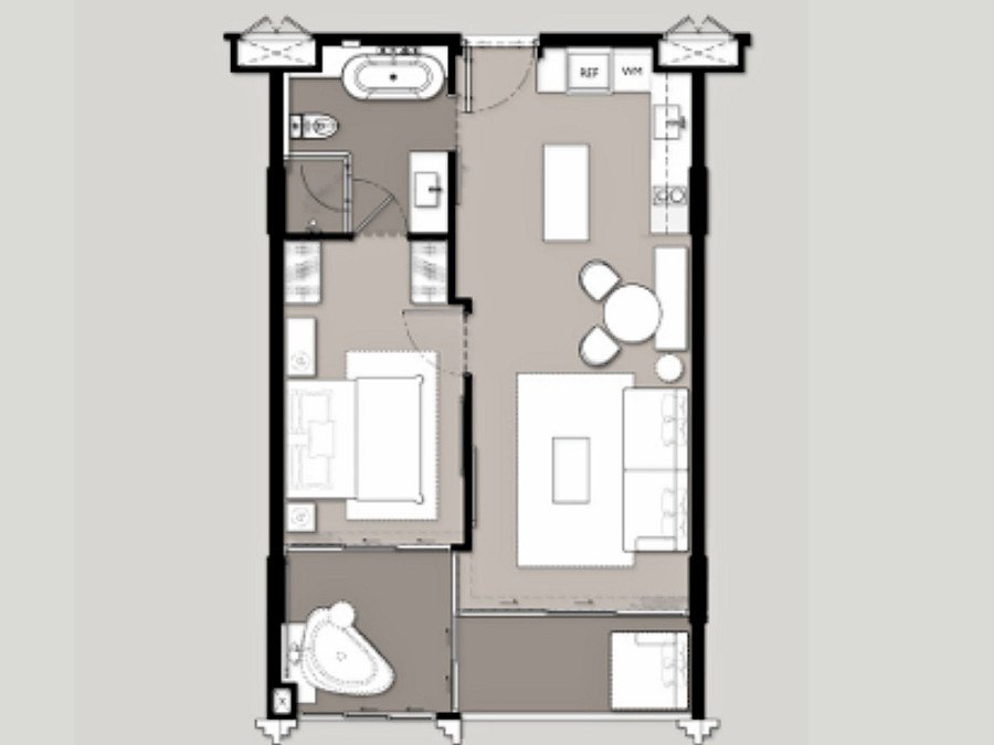 InterContinental Residences Kamala: floor plan