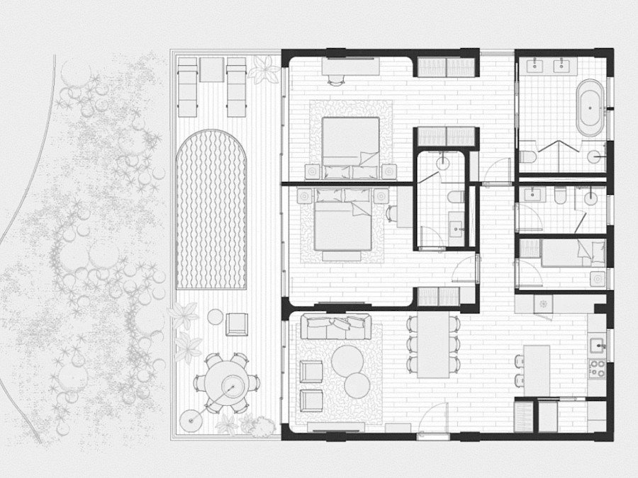 Layan Verde: floor plan