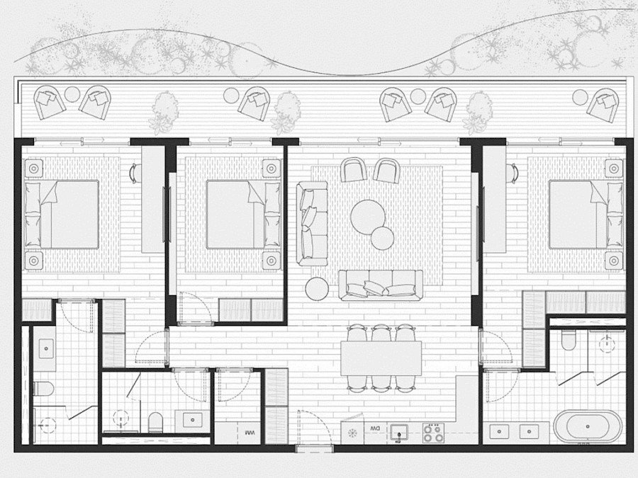 Layan Verde: floor plan