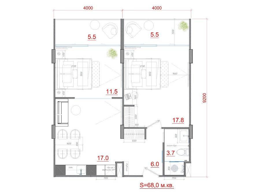 Sun Hills Lakeside Bang Tao: floor plan
