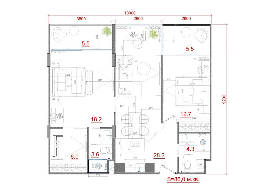 Sun Hills Lakeside Bang Tao: floor plan