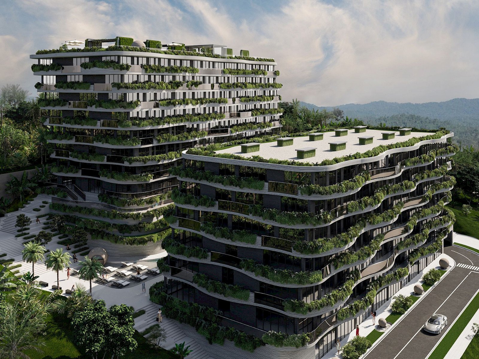 Sunny Moon Nai Harn: exterior and facilities