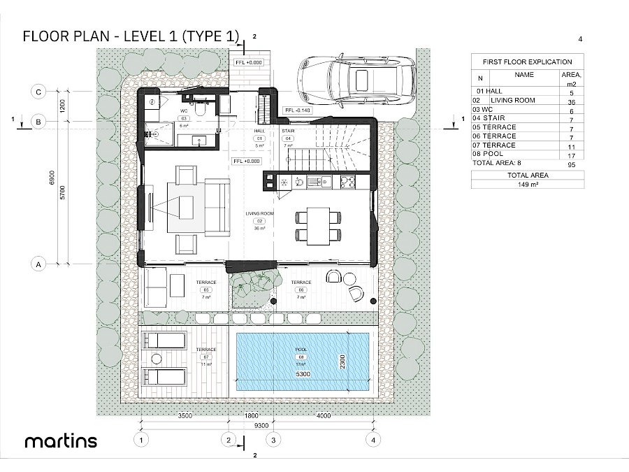 Sunny Moon Village Nai Harn: floor plan