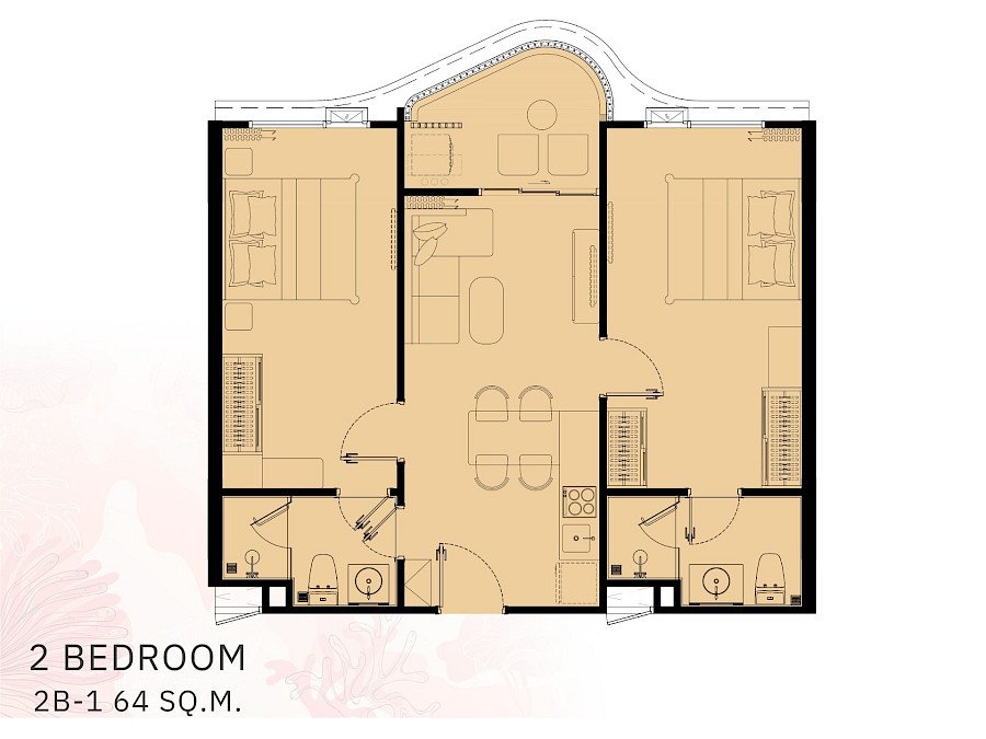 The Title Coralina Kamala: floor plan