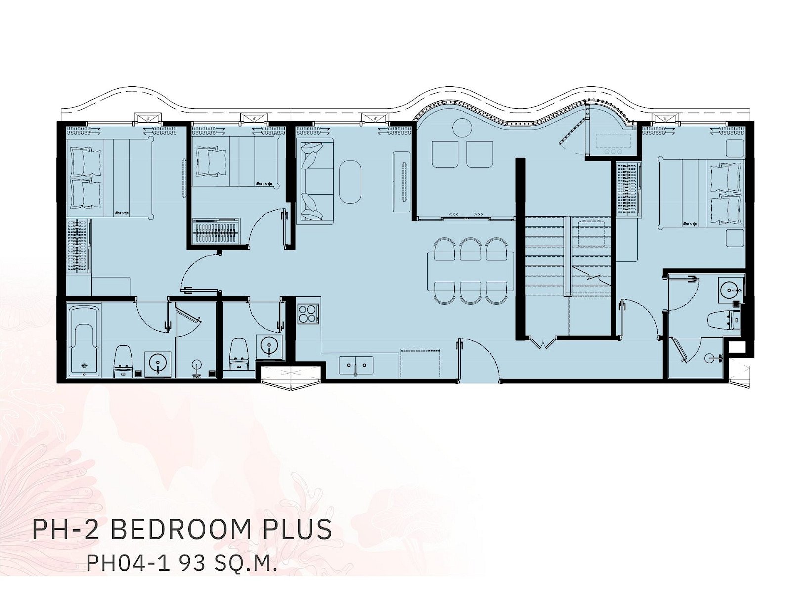 The Title Coralina Kamala: floor plan