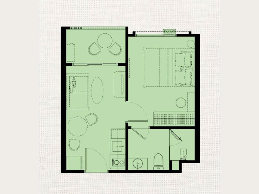 The Title Serenity Naiyang: floor plan