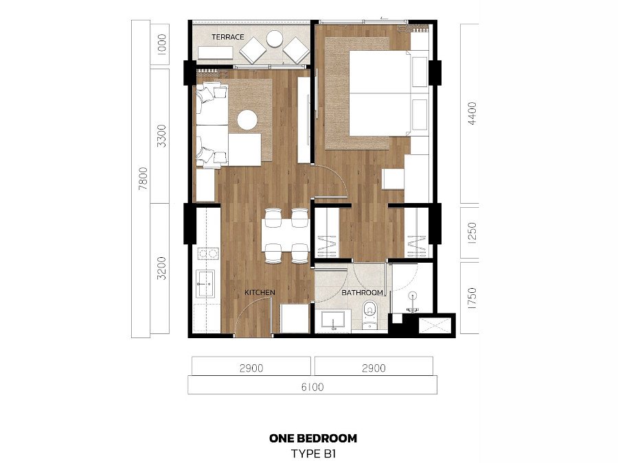 VIP Tropika Bang Tao: floor plan