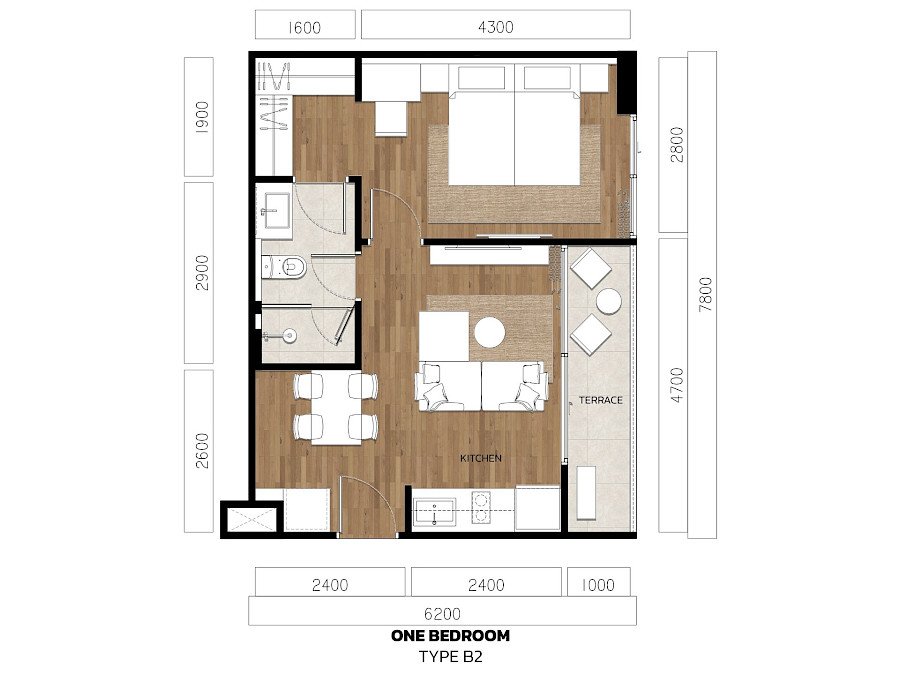 VIP Tropika Bang Tao: floor plan