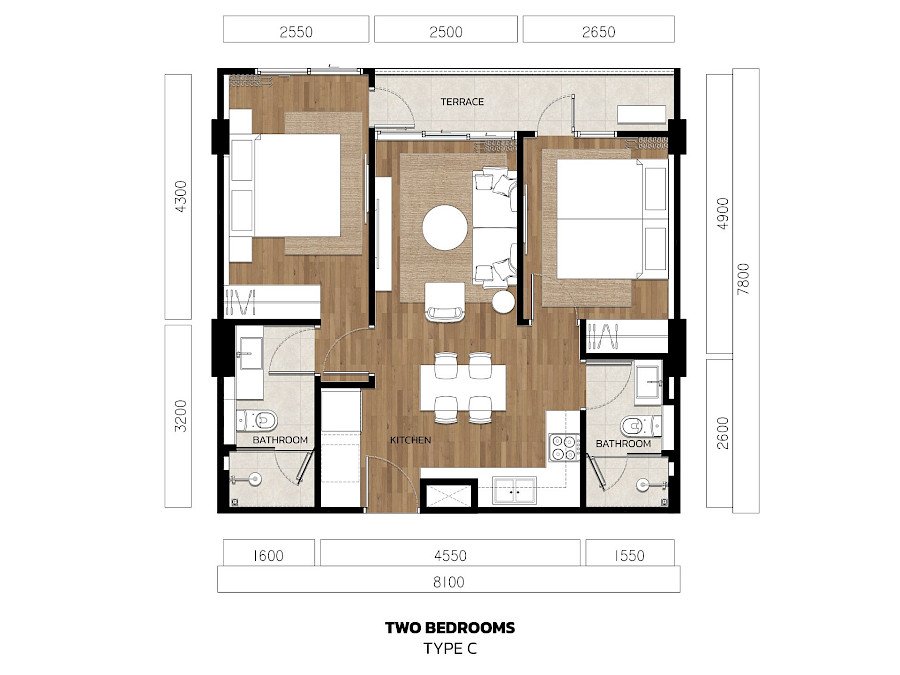 VIP Tropika Bang Tao: floor plan