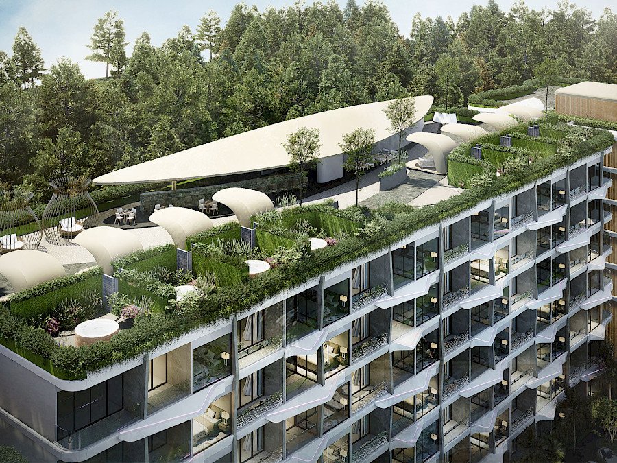 Wallaya Residence Nai Harn: exterior and facilities