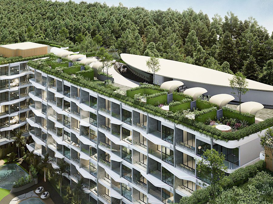 Wallaya Residence Nai Harn: exterior and facilities