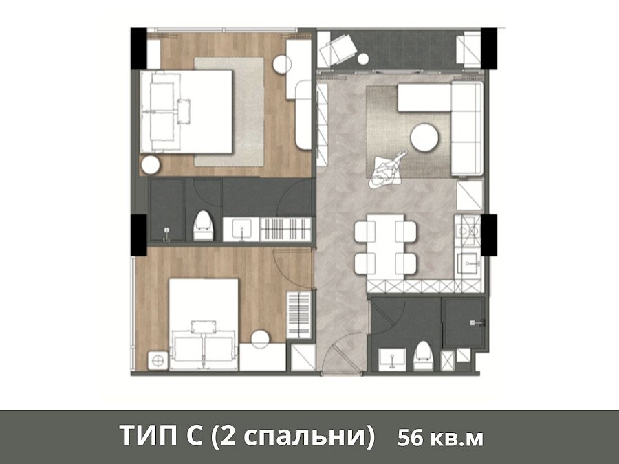Wyndham Fantasea Chalong: floor plan