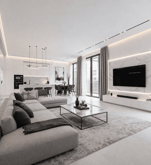 Beautifully staged apartment for Airbnb management